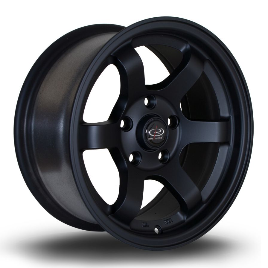 Rota Wheels<br>Grid-Max Flat Black (15x7)